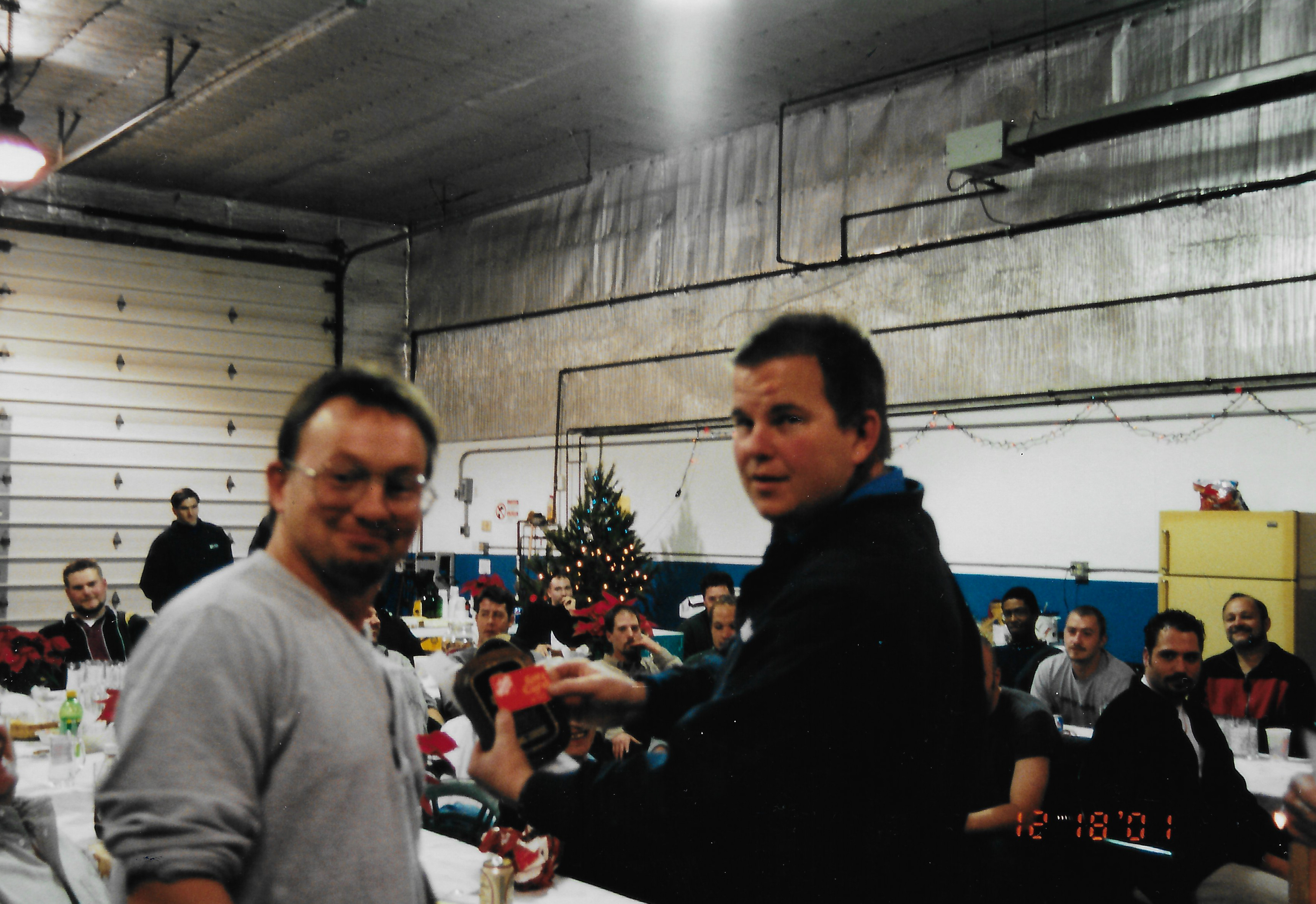Cajetan Murray & Jim, Company Christmas Party, December 2001